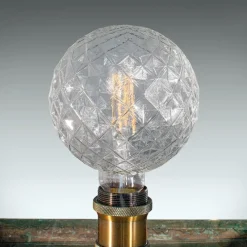 Hot Pamono Large Antique English Courtyard Light in Bronze, 1870s