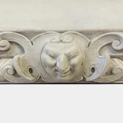 New Pamono Large Antique English Gothic Fireplace Mantel, 1790