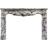 Pamono Large Antique French Rococo Marble Fireplace Mantel> Fireplaces And Mantels