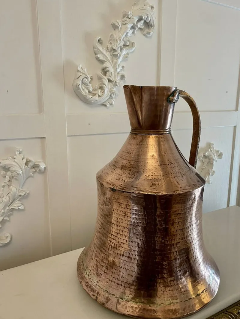 Pamono Large Antique George III Water Jug in Copper, 1800