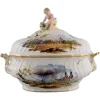 Clearance Pamono Large Antique Lidded Tureen in Hand-Painted Porcelain from Meissen