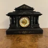 Pamono Large Antique Marble Mantle Clock, 1890> Clocks