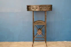 Pamono Large Antique Metal Planter> Planters And Jardiniere