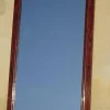 Pamono Large Antique Mirror with Flamed Mahogany Frame, 1890s