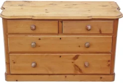 New Pamono Large Antique Pine Chest of Drawers, 1800s