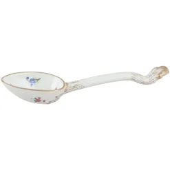 Pamono Large Antique Porcelain Spoon with from Meissen, Germany, 19th Century> Dinner Plates & Bowls
