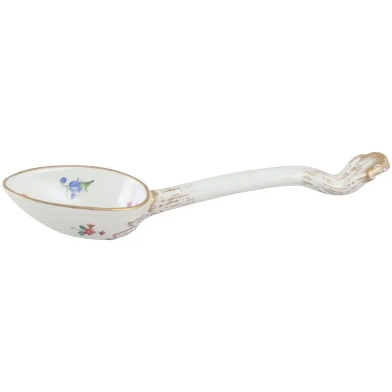 Pamono Large Antique Porcelain Spoon with from Meissen, Germany, 19th Century> Dinner Plates & Bowls
