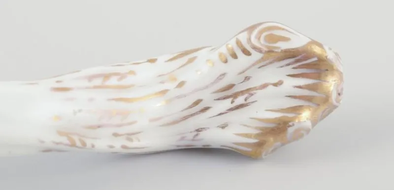 Pamono Large Antique Porcelain Spoon with from Meissen, Germany, 19th Century> Dinner Plates & Bowls
