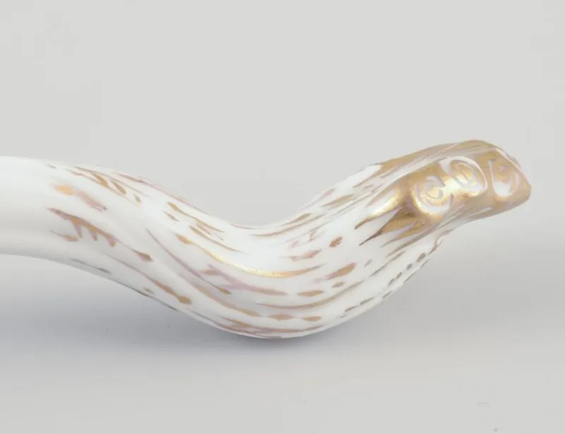Pamono Large Antique Porcelain Spoon with from Meissen, Germany, 19th Century> Dinner Plates & Bowls
