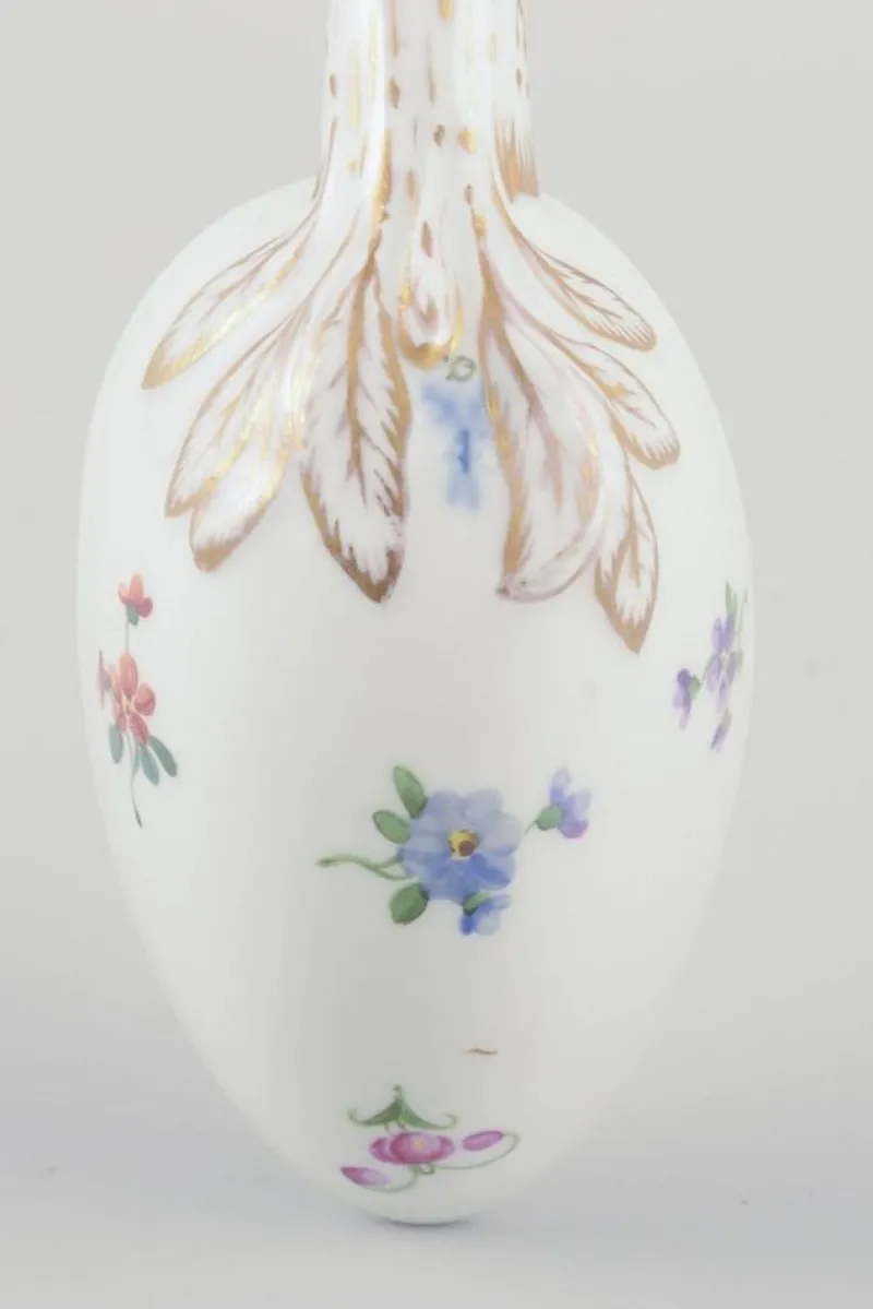 Pamono Large Antique Porcelain Spoon with from Meissen, Germany, 19th Century> Dinner Plates & Bowls