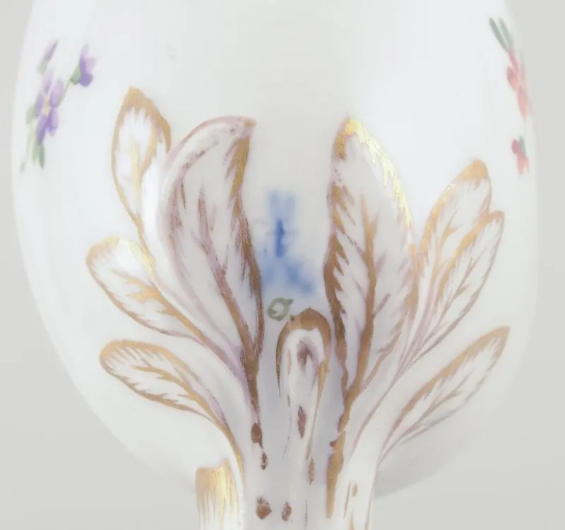 Pamono Large Antique Porcelain Spoon with from Meissen, Germany, 19th Century> Dinner Plates & Bowls