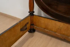 Pamono Large Antique Portuguese Romantic Bed, 19th Century><noscript><img width=
