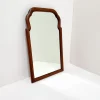 Pamono Large Antique Scalloped Wood Framed Mirror> Mirrors