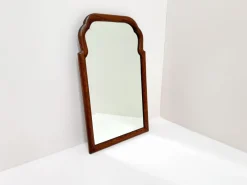 Pamono Large Antique Scalloped Wood Framed Mirror> Mirrors