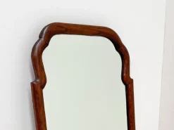 Pamono Large Antique Scalloped Wood Framed Mirror> Mirrors