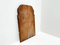 Pamono Large Antique Scalloped Wood Framed Mirror><noscript><img width=