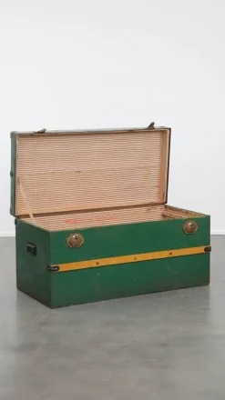Discount Pamono Large Antique Travel Chest with Handles, Early 1900s