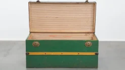 Discount Pamono Large Antique Travel Chest with Handles, Early 1900s