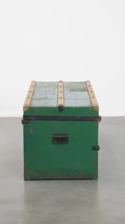 Discount Pamono Large Antique Travel Chest with Handles, Early 1900s