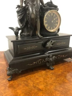 Pamono Large Antique Victorian Mantle Clock, 1860s><noscript><img width=