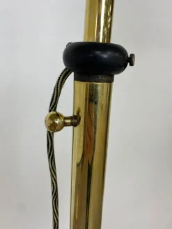 Pamono Large Art Deco Brass Floor Lamp, 1930s