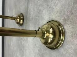 Pamono Large Art Deco Brass Wall Lamp, 1930s><noscript><img width=