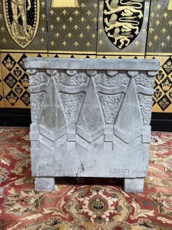 Pamono Large Art Deco Cement Pot Cache> Garden Accessories