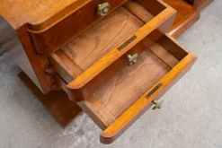 Pamono Large Art Deco French Dressing Table in Gilt Birch Root, 1920s><noscript><img width=