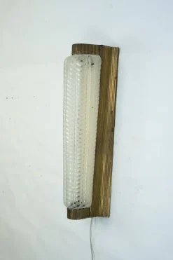 Best Pamono Large Art Deco Sconce in Brass and Acrylic, 1930s