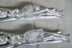 Sale Pamono Large Art Deco Sculptures Recovered from 1990s Cruise Ship, Resin, Set of 2