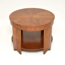 Hot Pamono Large Art Deco Walnut Coffee Table, 1920s