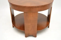 Hot Pamono Large Art Deco Walnut Coffee Table, 1920s