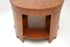 Hot Pamono Large Art Deco Walnut Coffee Table, 1920s
