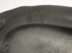 Best Pamono Large Art Nouveau Museum Fish Plate by Hugo Leven for Kayserzinn, 1900s
