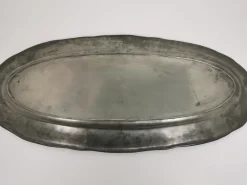 Best Pamono Large Art Nouveau Museum Fish Plate by Hugo Leven for Kayserzinn, 1900s