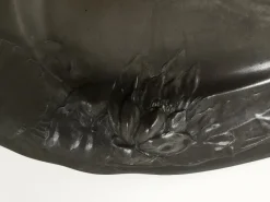 Best Pamono Large Art Nouveau Museum Fish Plate by Hugo Leven for Kayserzinn, 1900s