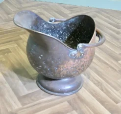 Pamono Large Arts and Crafts Copper Helmet Coal Scuttle><noscript><img width=