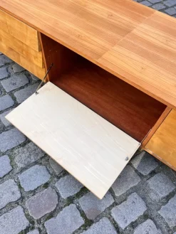 Hot Pamono Large Ash Lowboard, 1970s