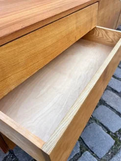 Hot Pamono Large Ash Lowboard, 1970s