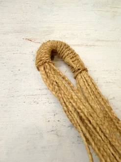 Pamono Large Banana Leaf and Sisal Hammock, 1970s><noscript><img width=