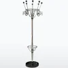 Pamono Large Bauhaus Functionalist Chrome Coat Rack, 1930s> Racks, Hooks & Valets