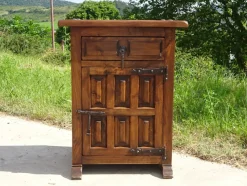 Hot Pamono Large Bedside Table in Oak, 1950s