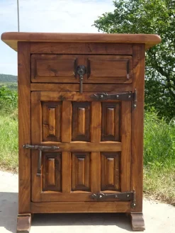 Hot Pamono Large Bedside Table in Oak, 1950s