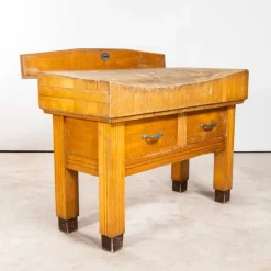 Clearance Pamono Large Belgian Butchers Workstation, 1950s