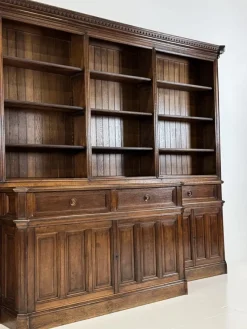 Pamono Large Belgian Library Bookcase, 1960s><noscript><img width=