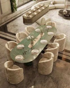 Pamono Large Bertoia Dining Table by Mid-Century Club