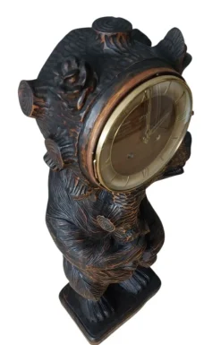 Pamono Large Black Forest Bear Clock, 1955><noscript><img width=