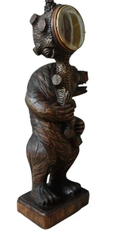 Pamono Large Black Forest Bear Clock, 1955><noscript><img width=