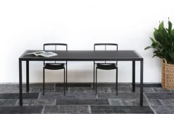Outlet Pamono Large Black Linoleum TAVOLO Dining Table by Maurizio Peregalli for Zeus