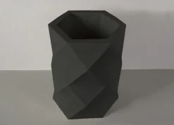 Pamono Large Black Tea Planter by Dust London> Decorative Objects